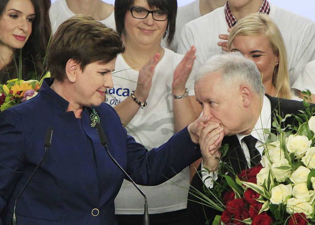 Jaroslaw Kaczynski y Beata Szydlo