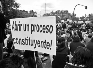 Manifestación por un proceso constituyente