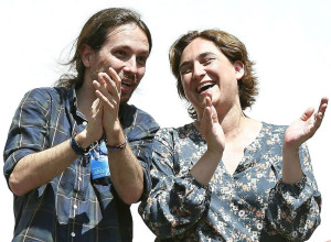 Ada Colau y Pablo Iglesias