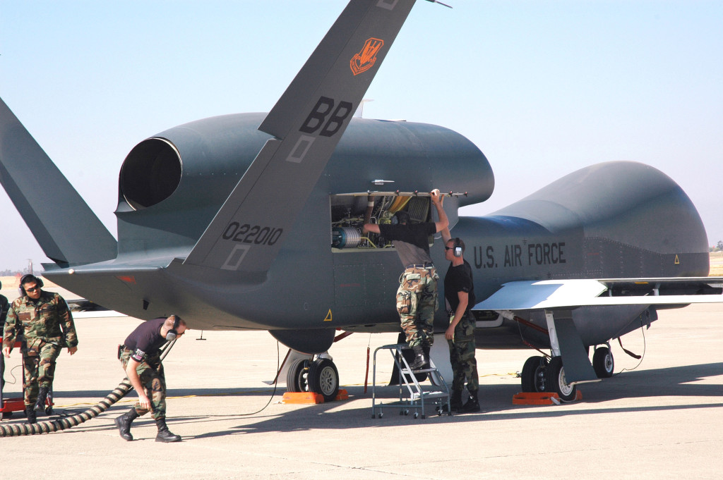 Beale tests Global Hawk