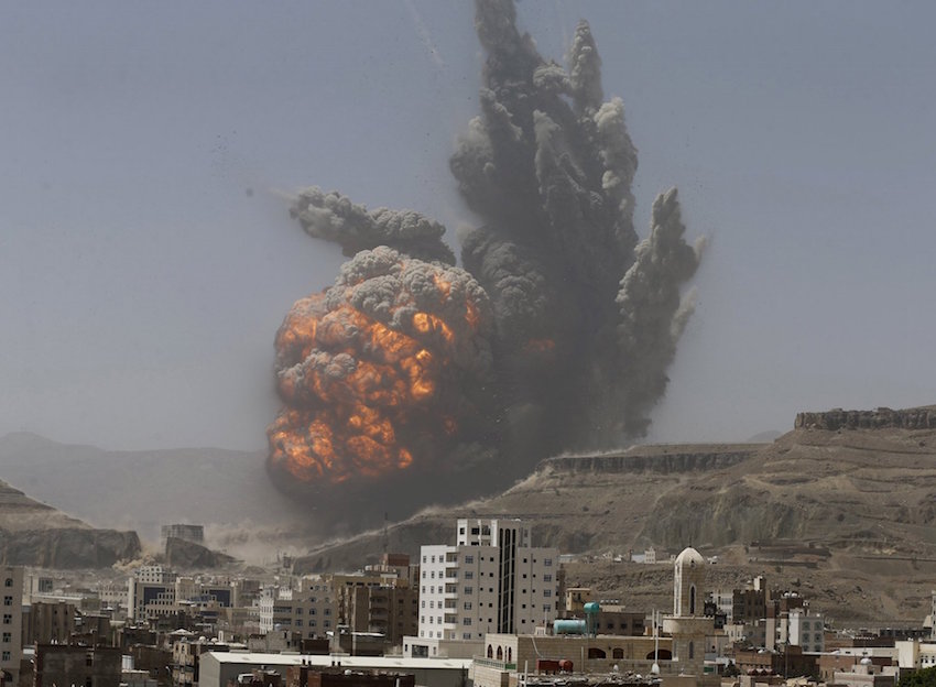 Bombardeos en Yemen