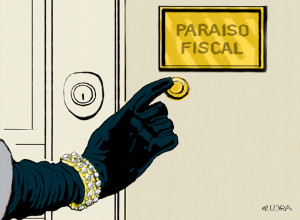 Viñeta paraiso fiscal