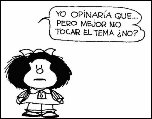 Viñeta opinar Mafalda