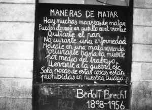 Maneras de matar por Brecht