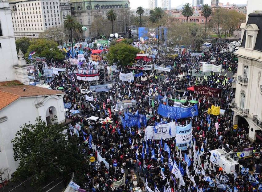 Marcha Federal y después