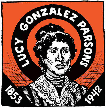 Lucy González, viuda de los mártires de Chicago