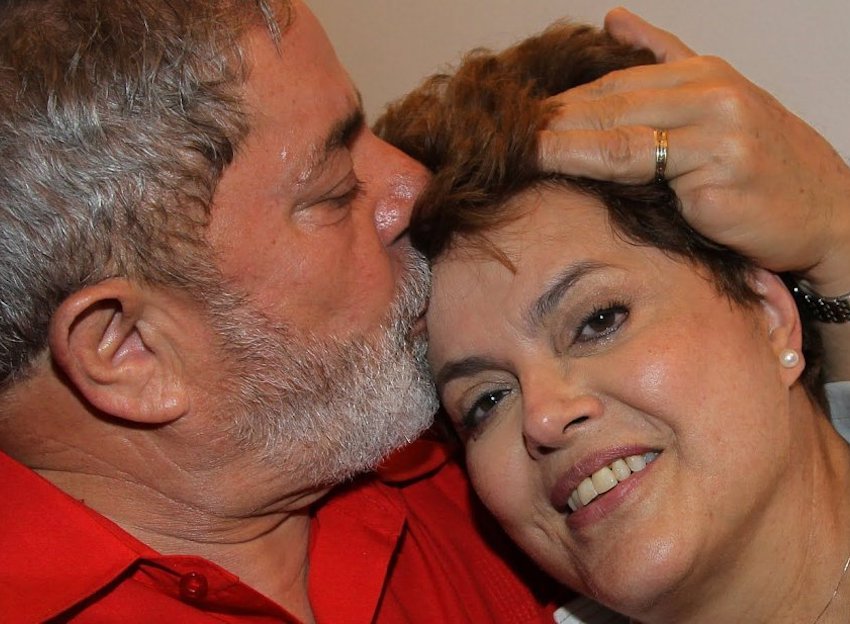 Encuentro de Lula y Dilma en la cárcel