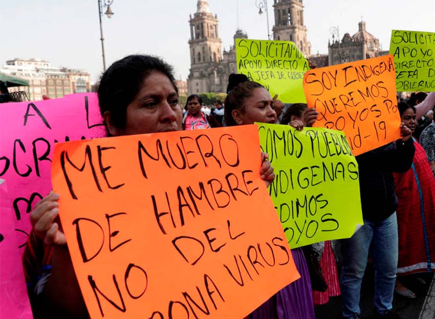 La lucha por la comida en tiempos de pandemia