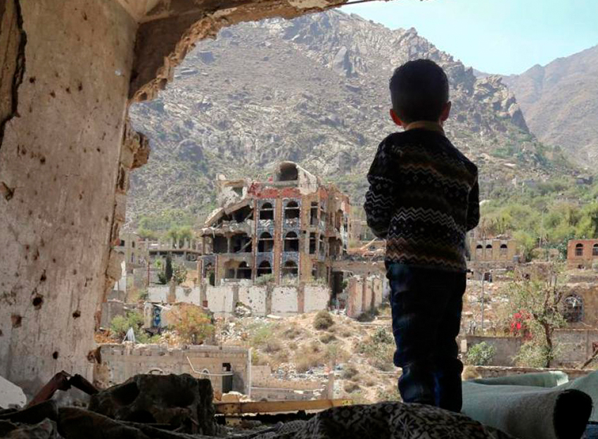 seis años de guerra de Yemen