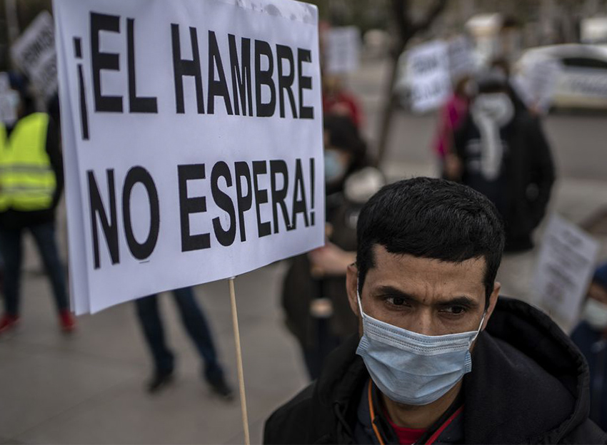 La pobreza de la pandemia