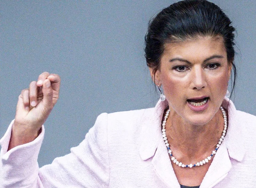 El plan de paz de Sahra Wagenknecht